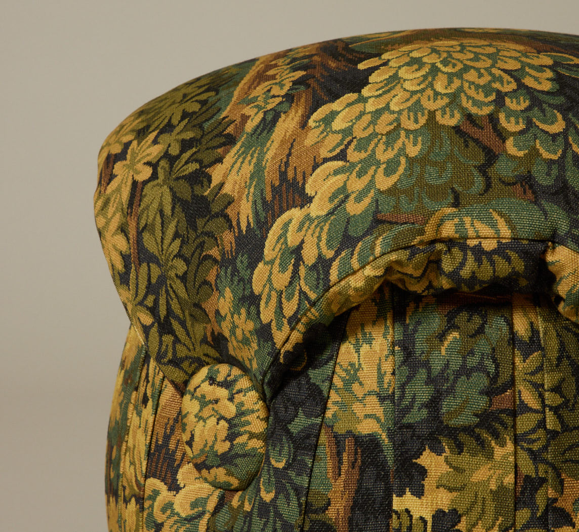 20TH CENTURY POUF IN SUNFLOWER WHIDBEY