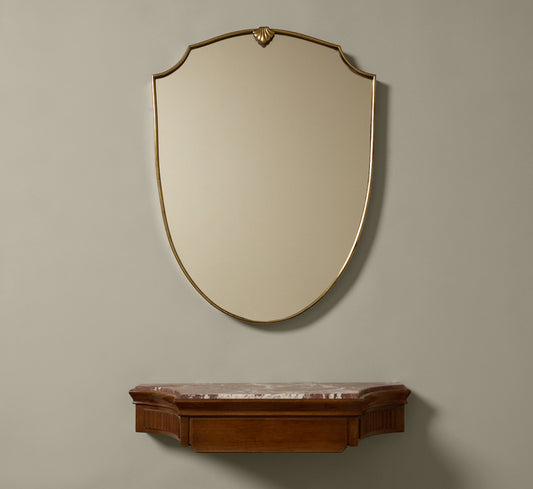 1940S ITALIAN FLOATING MIRRORED CONSOLE