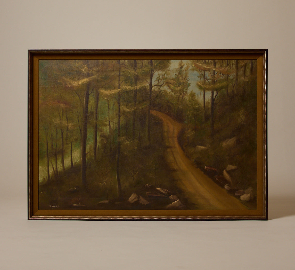 OVERSIZED 1940S CALIFORNIA PLEIN AIR LANDSCAPE