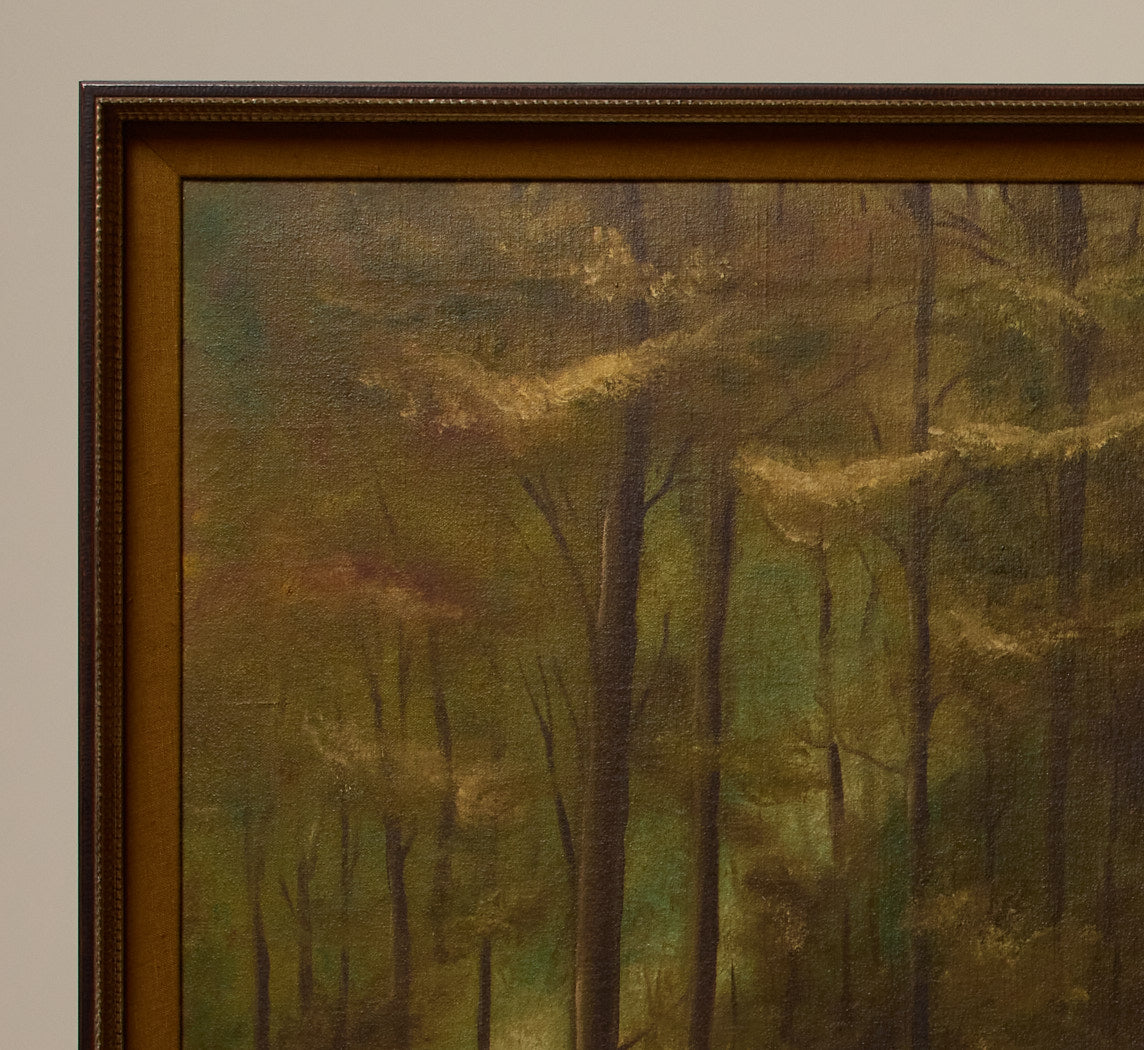 OVERSIZED 1940S CALIFORNIA PLEIN AIR LANDSCAPE