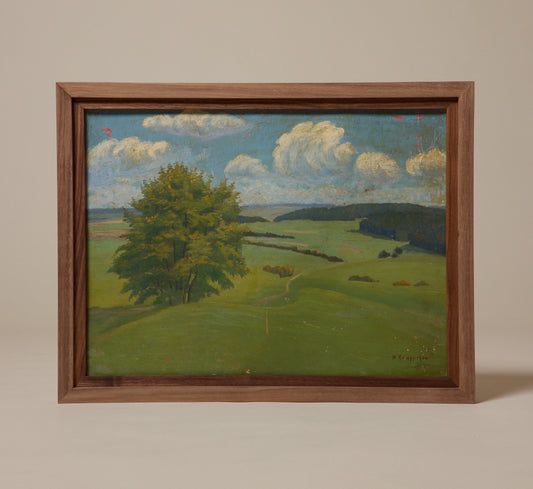 AMERICAN PASTORAL FIELD LANDSCAPE, C. 1909