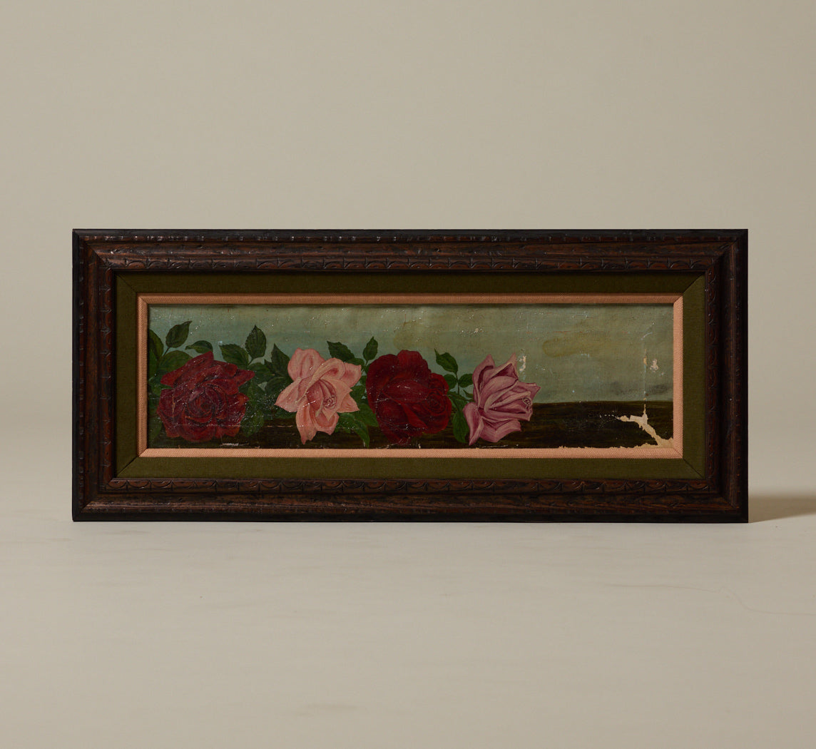 LATE 19TH CENTURY ROSE STILL LIFE