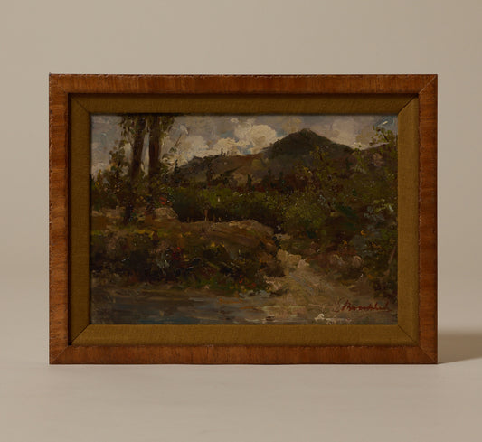 1930S ITALIAN IMPRESSIONIST LANDSCAPE