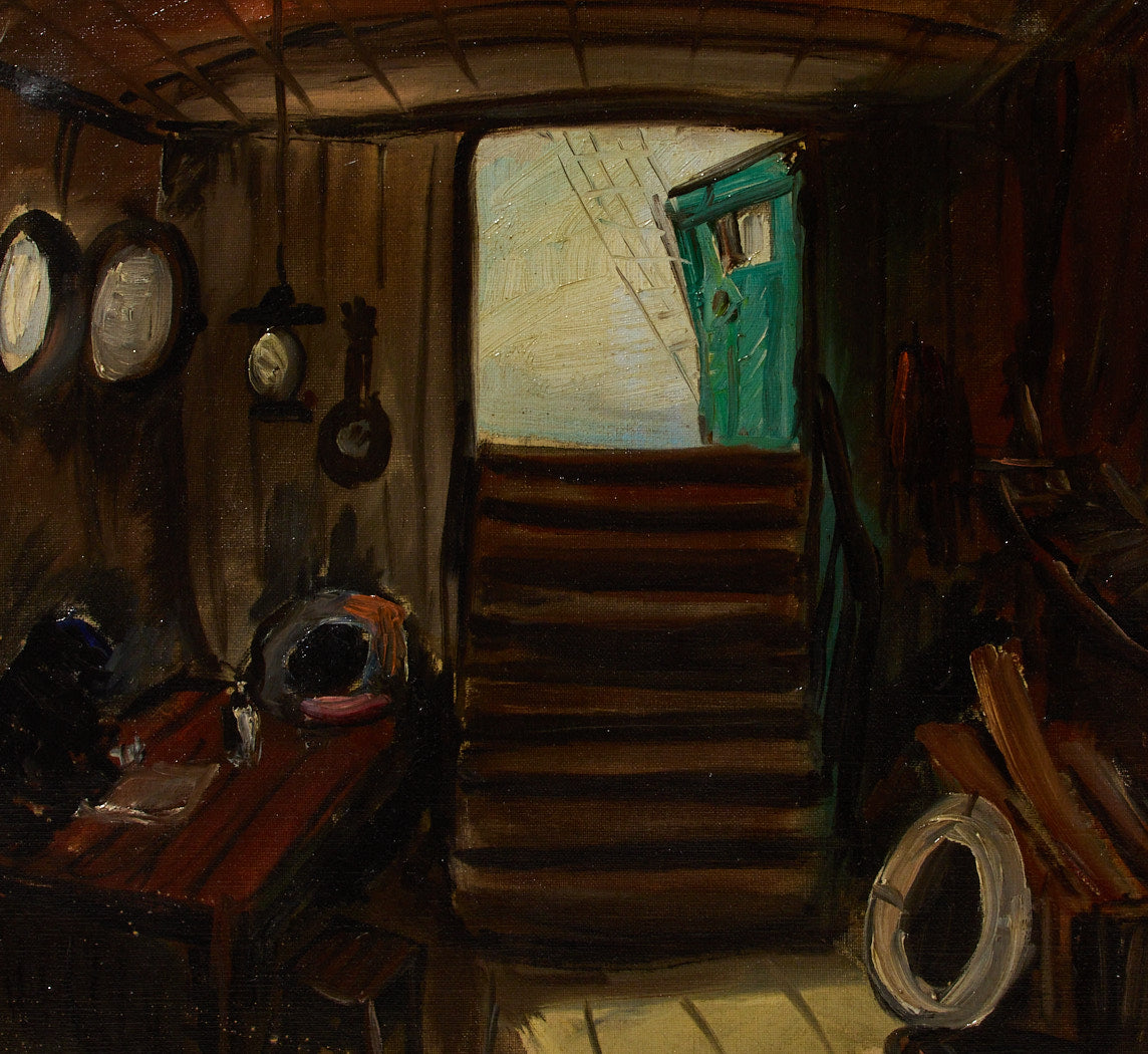 SPANISH SHIP INTERIOR SCENE, C.1940