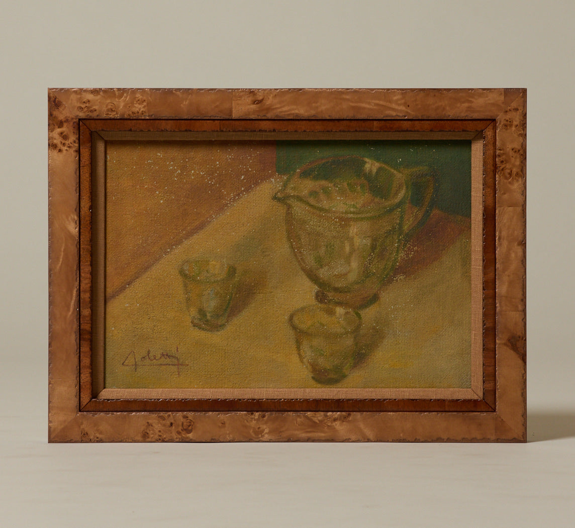 MIDCENTURY ITALIAN KITCHEN TABLE STILL LIFE