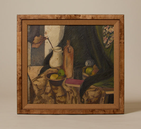 1920S EUROPEAN SCHOOL TABLETOP ARRANGEMENT STILL LIFE