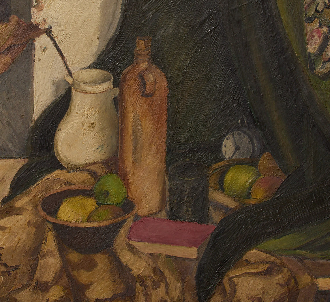 1920S EUROPEAN SCHOOL TABLETOP ARRANGEMENT STILL LIFE