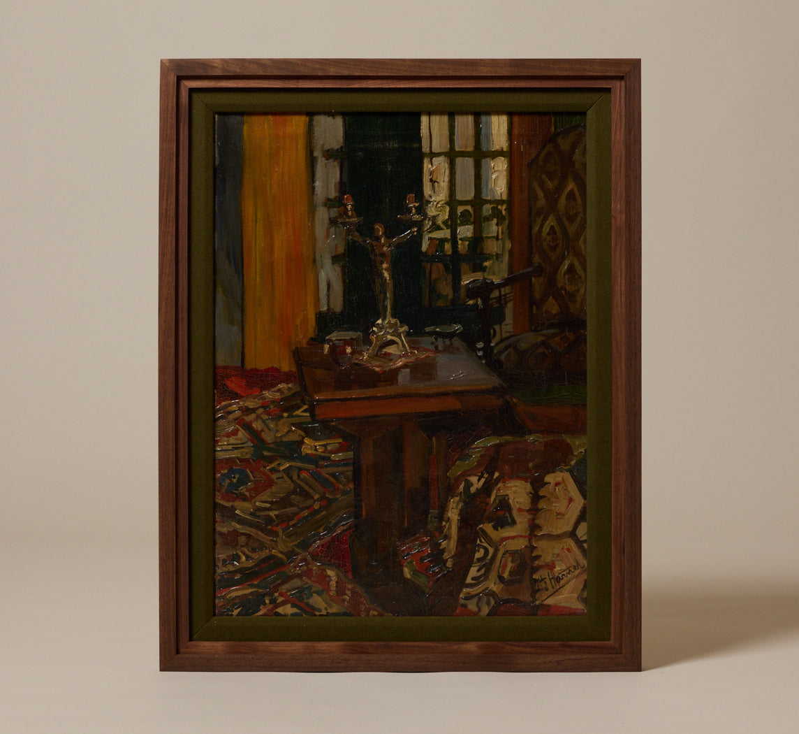 1920S DUTCH INTERIOR SCENE BY OTTO HAMEL (1866-1950)