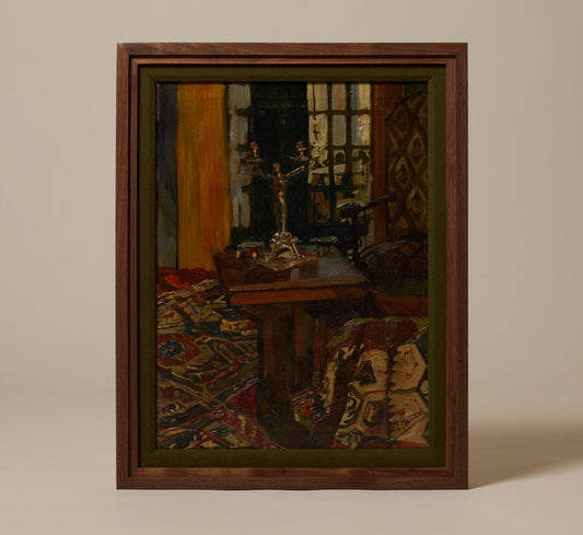 1920S DUTCH INTERIOR SCENE BY OTTO HAMEL (1866-1950)