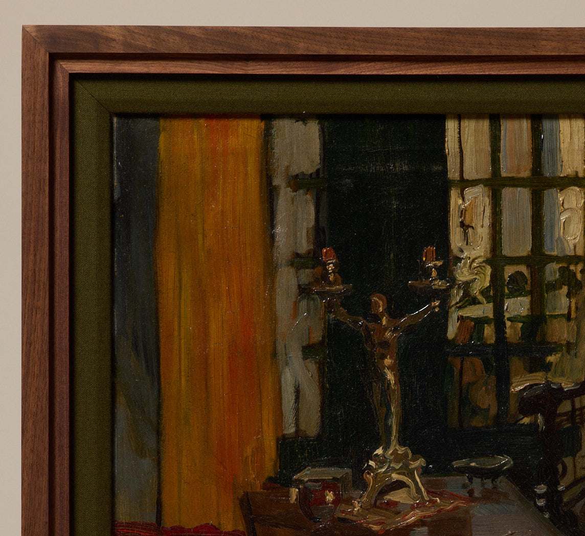 1920S DUTCH INTERIOR SCENE BY OTTO HAMEL (1866-1950)