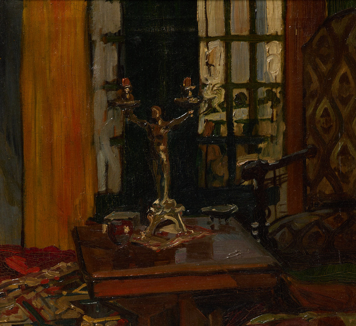 1920S DUTCH INTERIOR SCENE BY OTTO HAMEL (1866-1950)