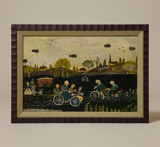1910S FRENCH FOLK ART "BICYCLETTES"