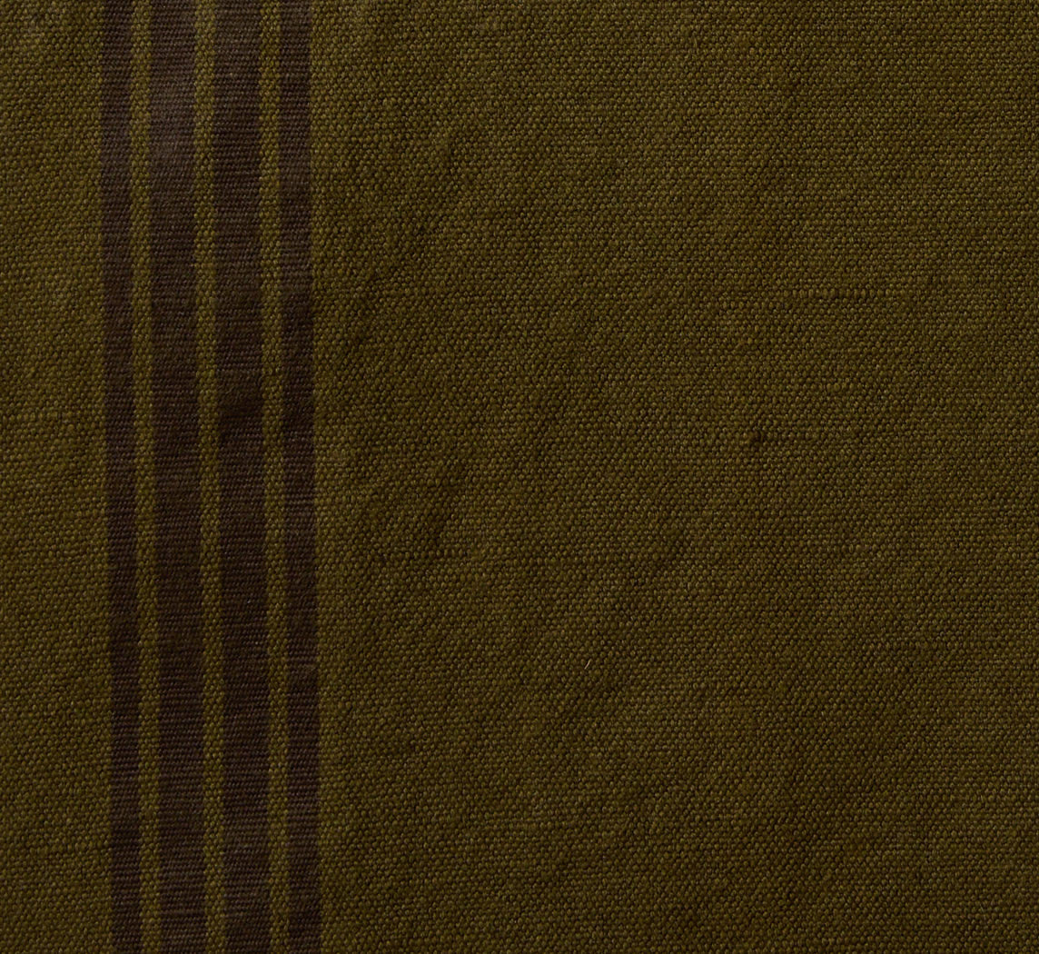 CHARVET FRENCH COTTON & LINEN TEA TOWEL IN MOSS