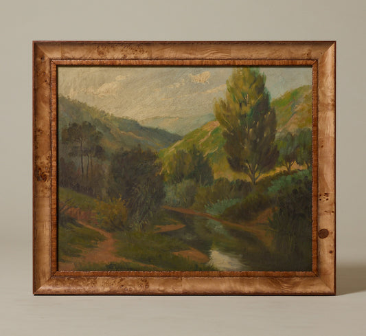 1920S EUROPEAN IMPRESSIONIST SCHOOL FOREST LANDSCAPE