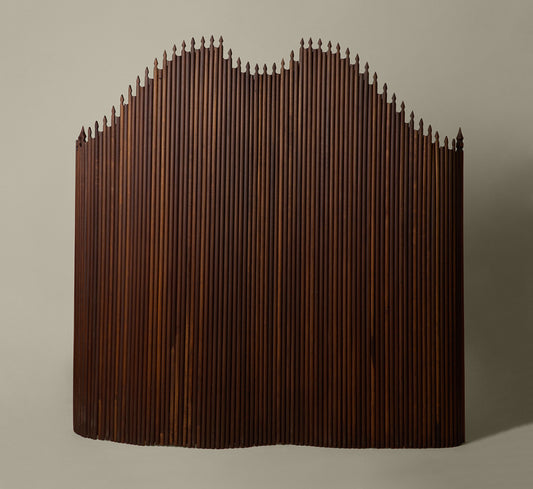 ART NOUVEAU TAMBOUR FLOOR SCREEN