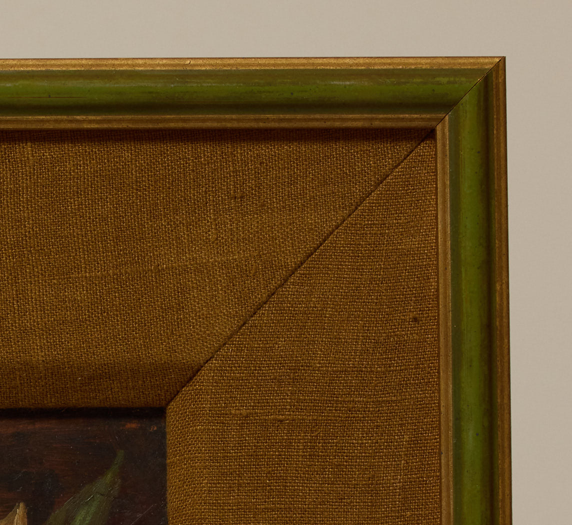 PETITE 19TH CENTURY FRENCH SCHOOL ROSE STILL LIFE