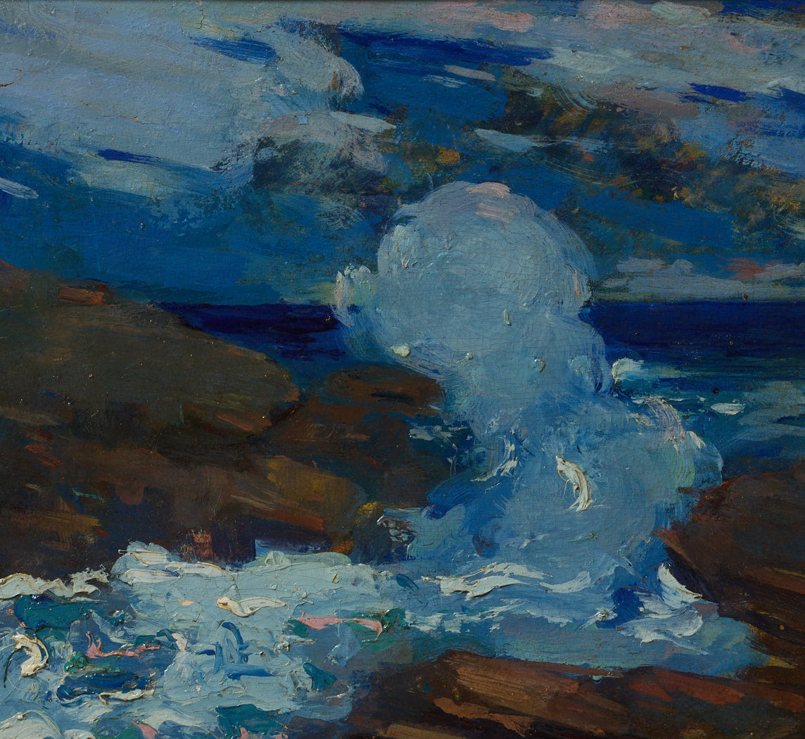 20TH CENTURY IMPRESSIONIST OCEAN LANDSCAPE