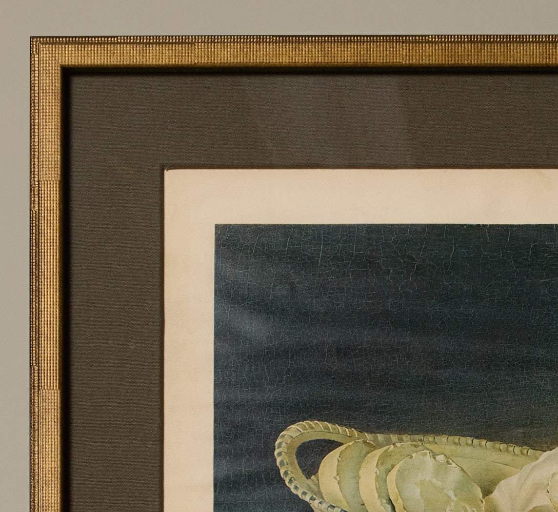 1973 SIGNED SALVADOR DALI PRINT "BASKET OF BREAD"