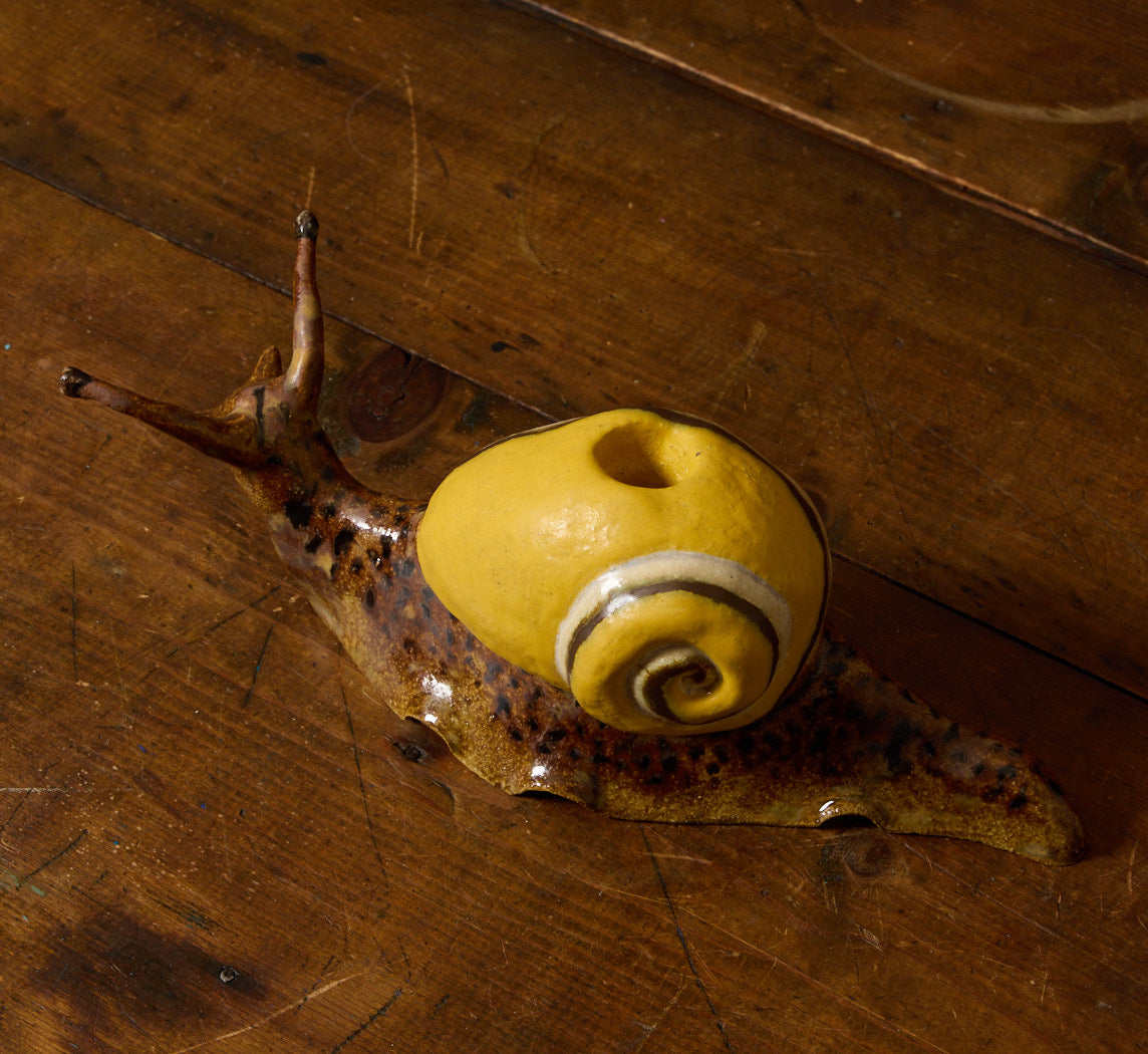 SNAIL BUD VASE BY PEARCE WILLIAMS