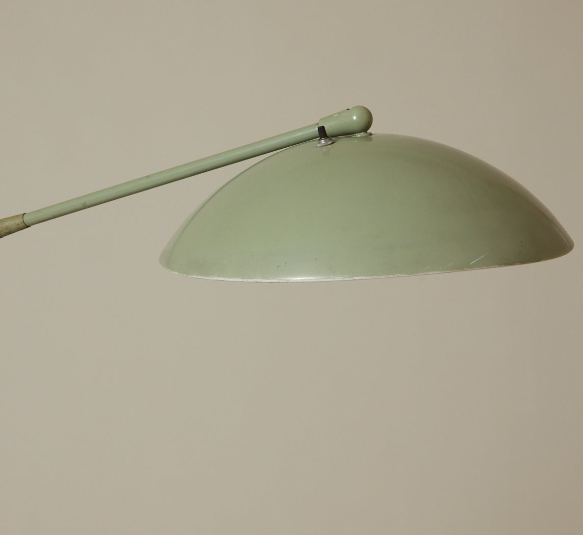 1940S ENAMELED FLOOR LAMP BY KURT VERSEN