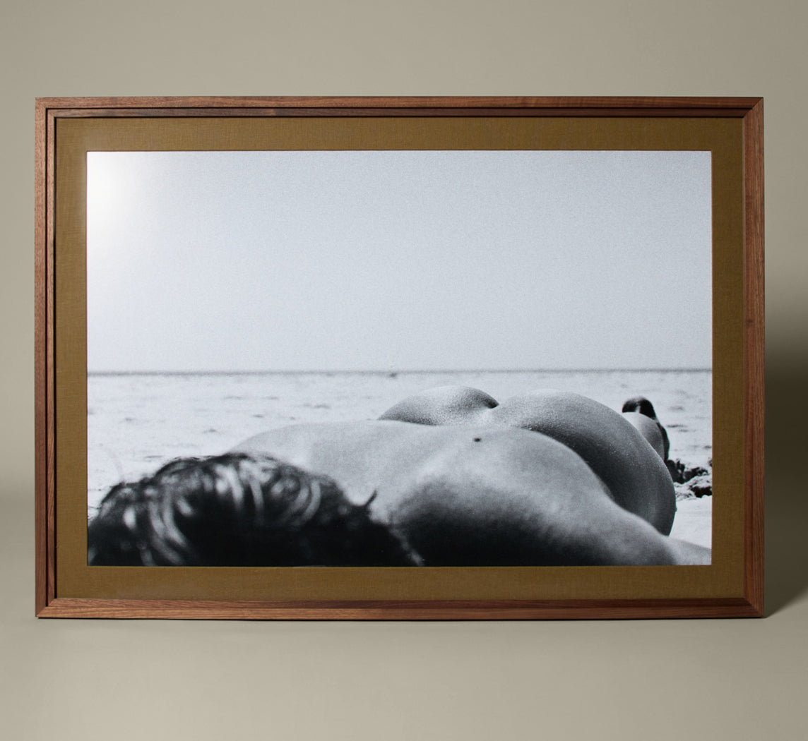 OVERSIZED VINTAGE ITALIAN PHOTOGRAPH "WIFE AS LANDSCAPE"