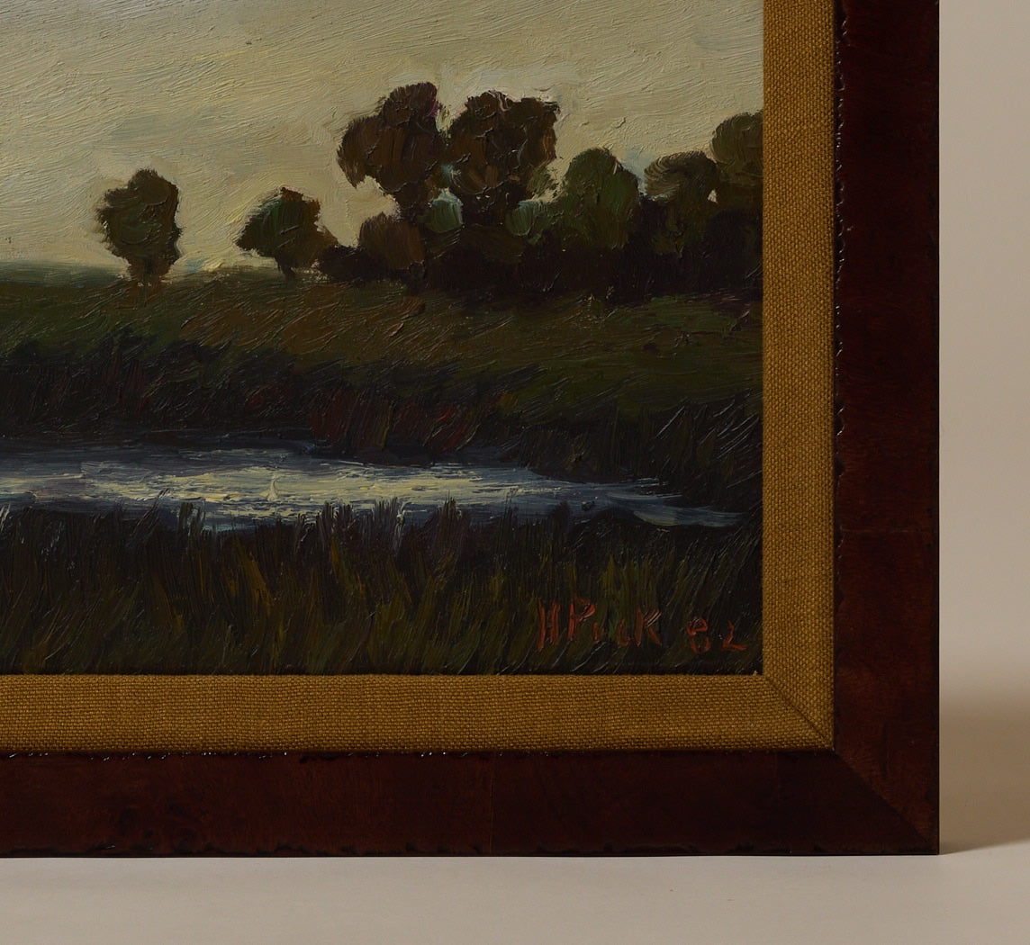 20TH CENTURY GERMAN MARSHLAND LANDSCAPE