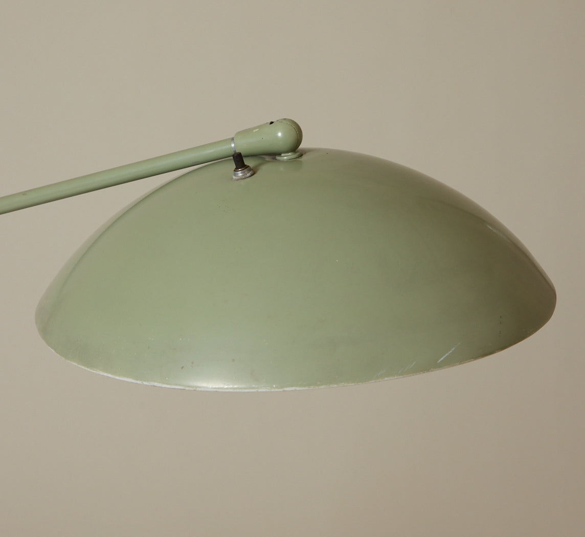 1940S ENAMELED FLOOR LAMP BY KURT VERSEN