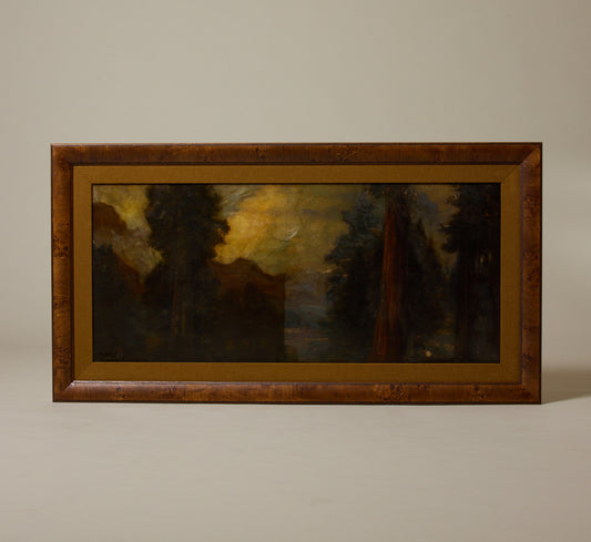 "IN THE SIERRAS" LANDSCAPE BY ARTHUR BOWEN DAVIES (1862-1928), C.1905