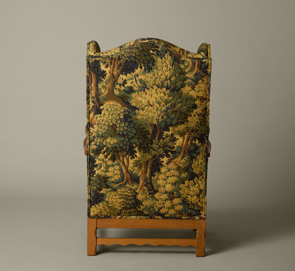 FRITZ HANSEN DANISH OAK WINGBACK CHAIR