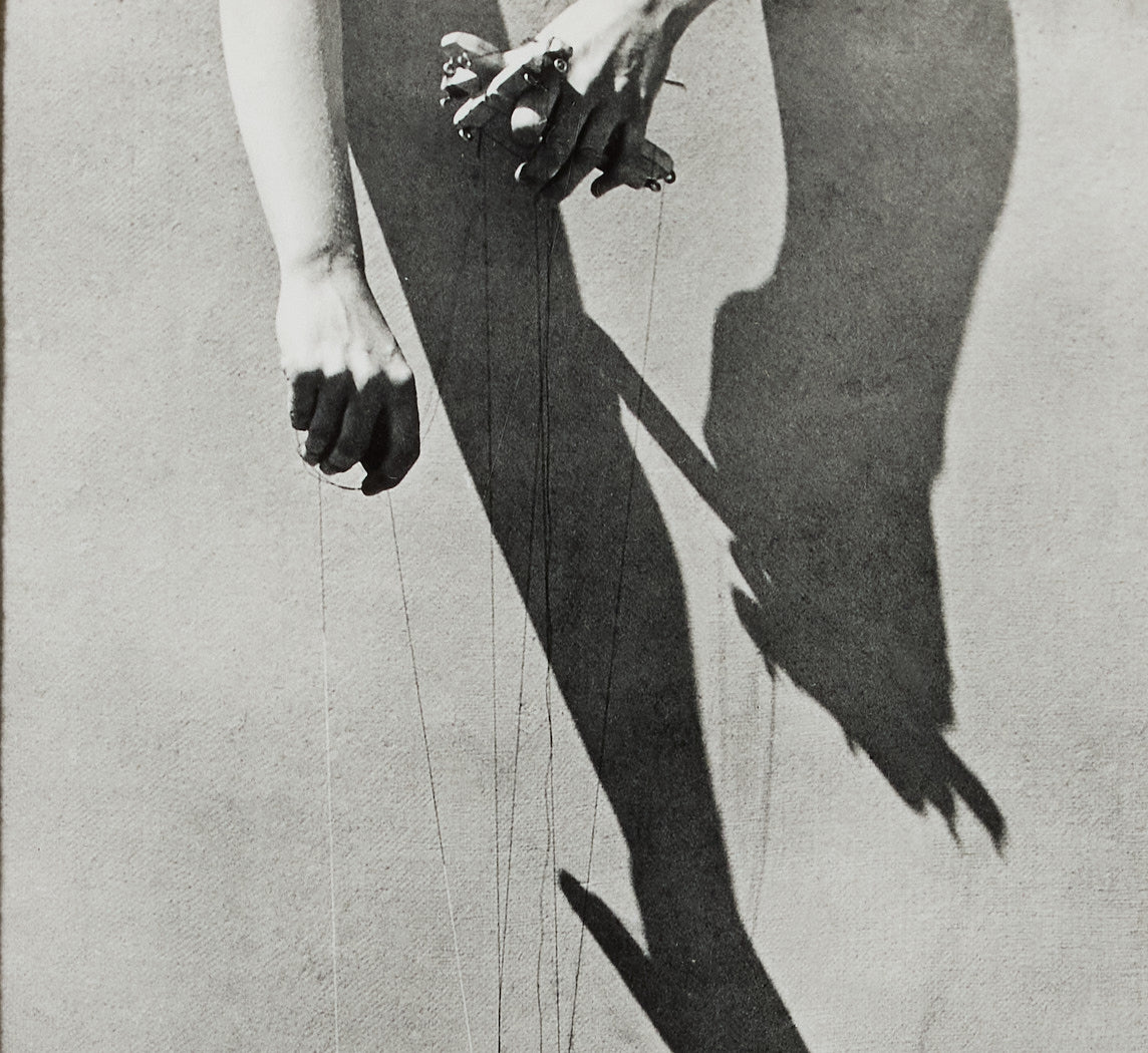 1929 TINA MODOTTI GELATIN SILVER PRINT "HANDS OF A PUPPETEER"