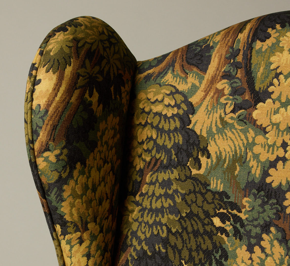 FRITZ HANSEN DANISH OAK WINGBACK CHAIR