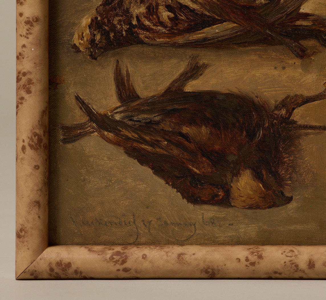 19TH CENTURY DUTCH NATURE MORTES BY JOHANNES TAVENRAAT (1809-1881)