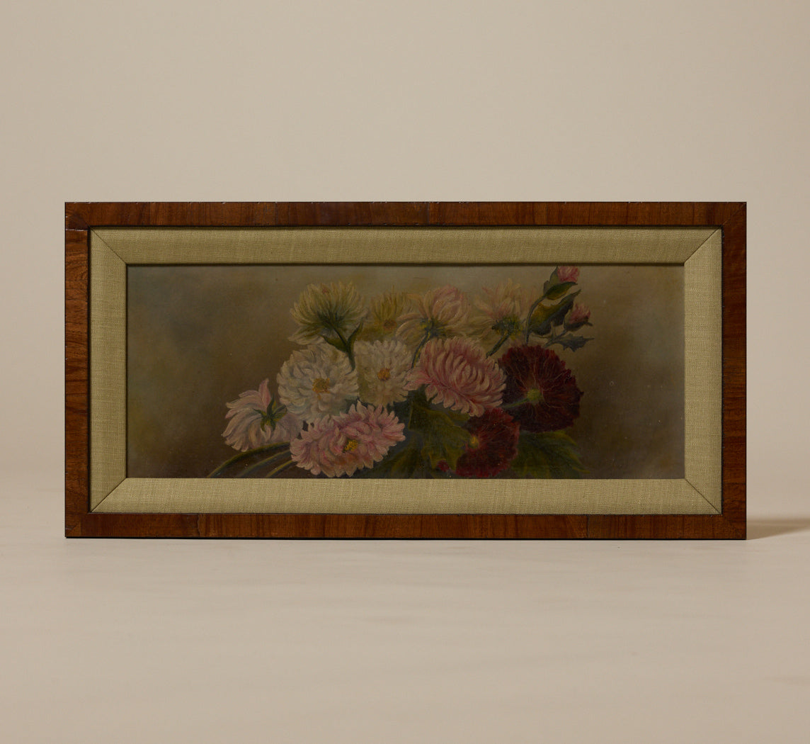 19TH CENTURY ENGLISH CHRYSANTHEMUM STILL LIFE
