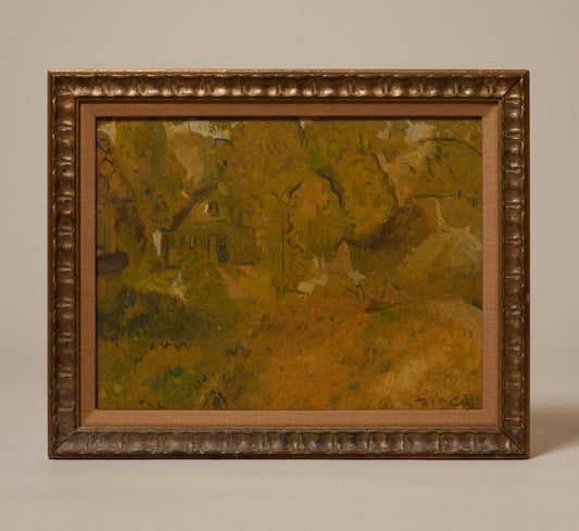 20TH CENTURY IMPRESSIONIST AUTUMN LANDSCAPE