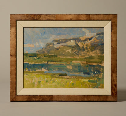 EARLY 1900S BUCOLIC ITALIAN LANDSCAPE