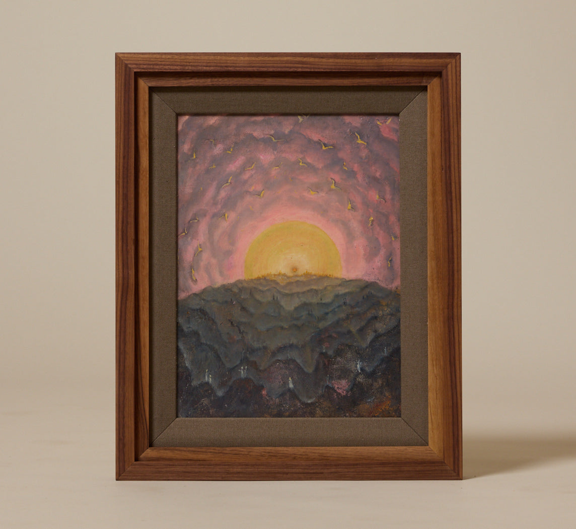 FRENCH SYMBOLIST SCHOOL SUNRISE, C. 1930S