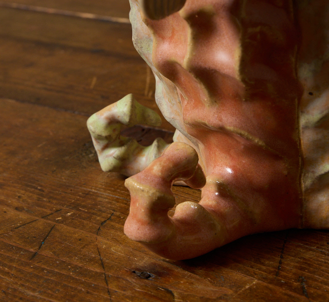 SEAHORSE VASE BY PEARCE WILLIAMS IN GREEN