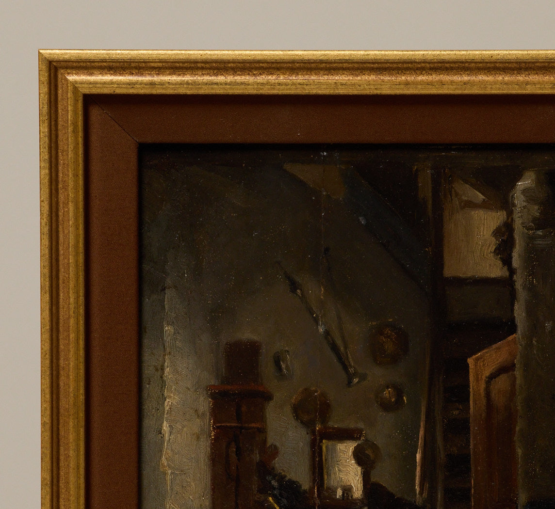 LATE 19TH CENTURY "HOLLAND INTERIOR" SCENE