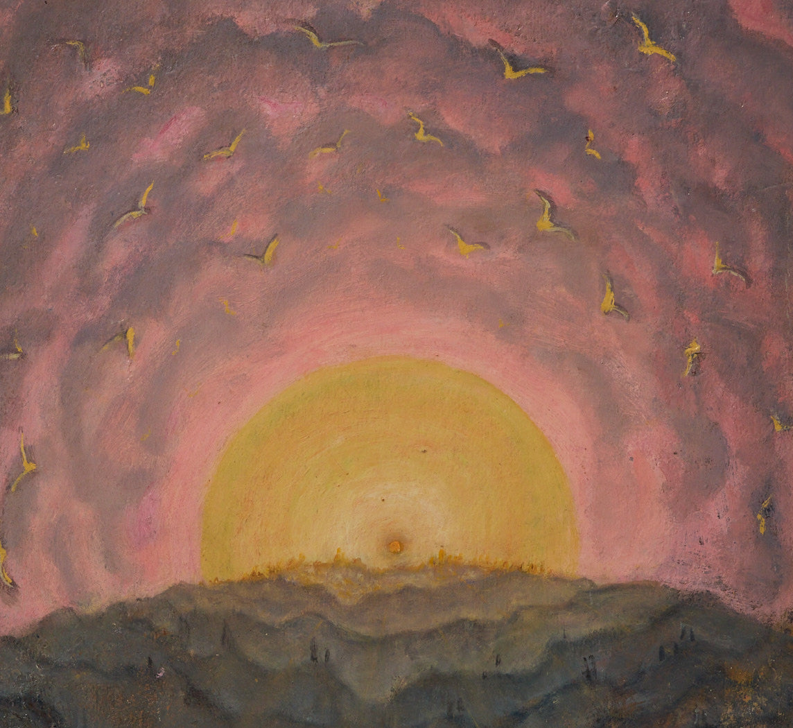 FRENCH SYMBOLIST SCHOOL SUNRISE, C. 1930S