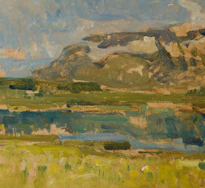 EARLY 1900S BUCOLIC ITALIAN LANDSCAPE