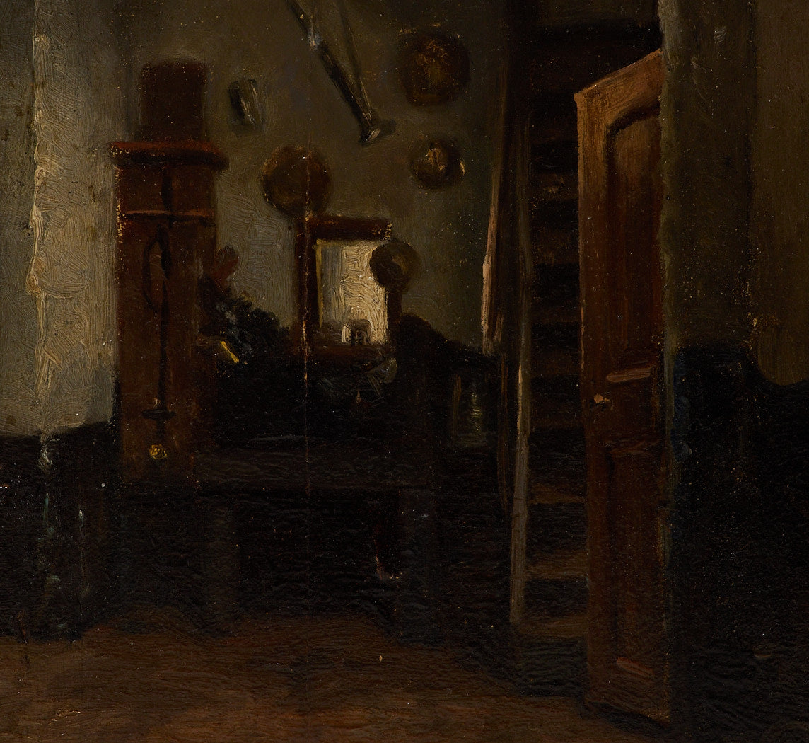 LATE 19TH CENTURY "HOLLAND INTERIOR" SCENE