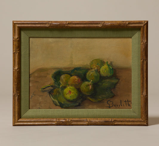 MID CENTURY ITALIAN STILL LIFE OF FIGS