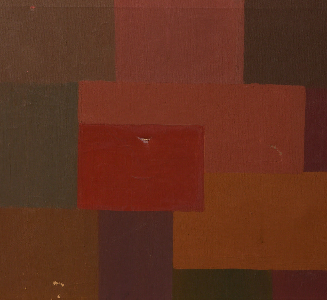 1950S MODERNIST AMERICAN SCHOOL "ABSTRACT COMPOSITION"