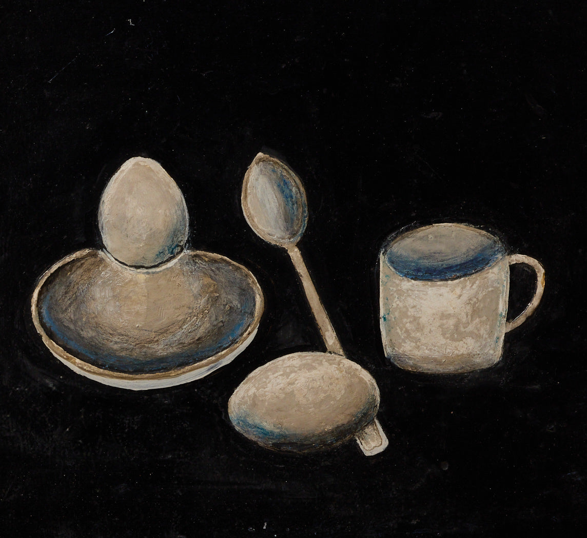 1960S ABSTRACTED STILL LIFE IN THE STYLE OF WILLIAM SCOTT (1913-1989)