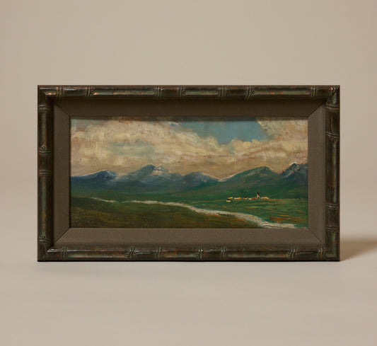 20TH CENTURY ITALIAN IMPRESSIONIST ALPINE LANDSCAPE