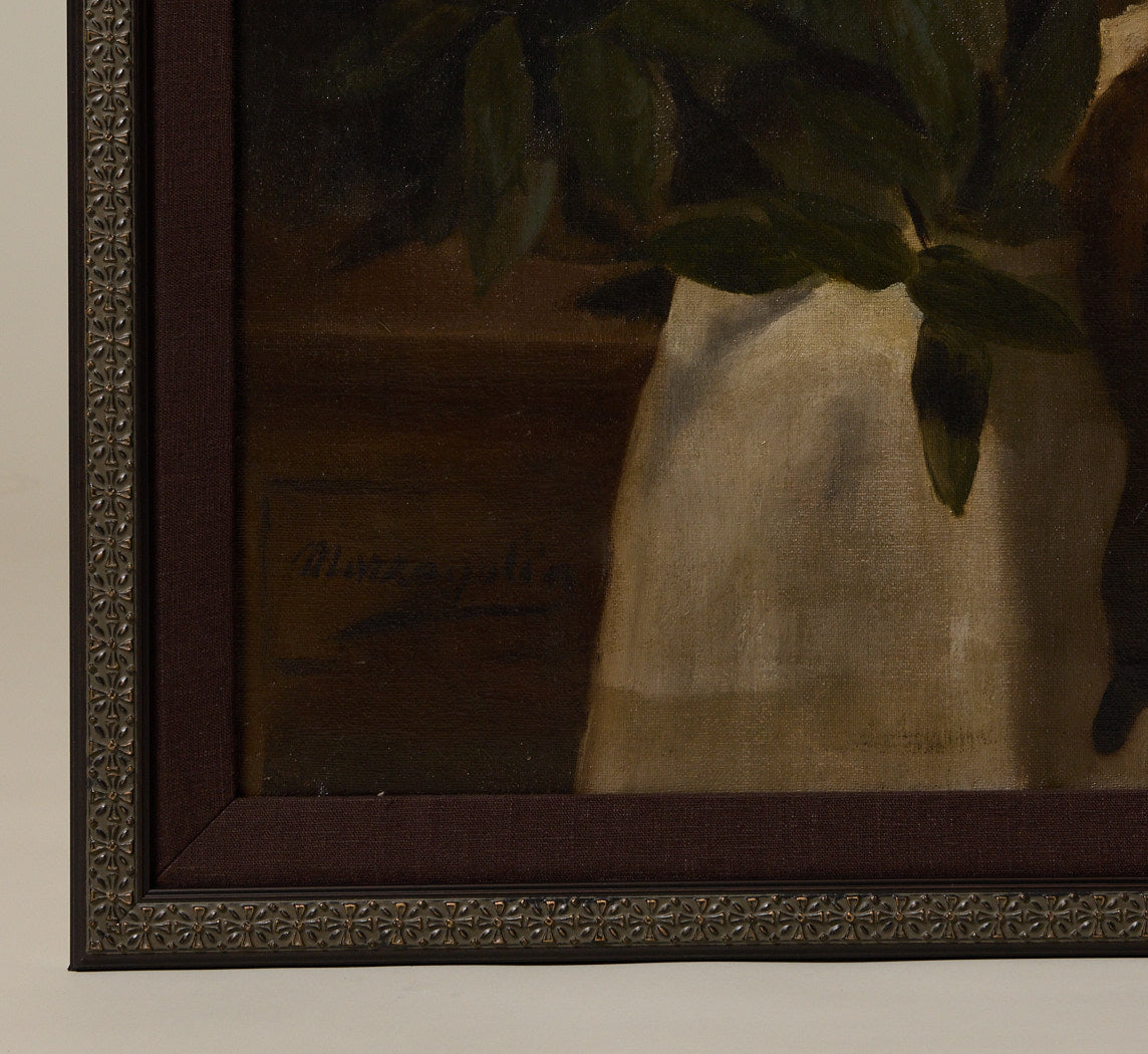 C.1880 FRENCH SCHOOL DUCK HUNT STILL LIFE