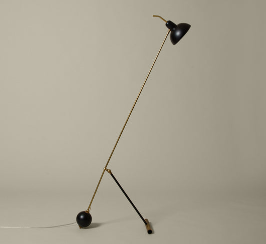 1950S NOIR MID CENTURY STILNOVO FLOOR LAMP