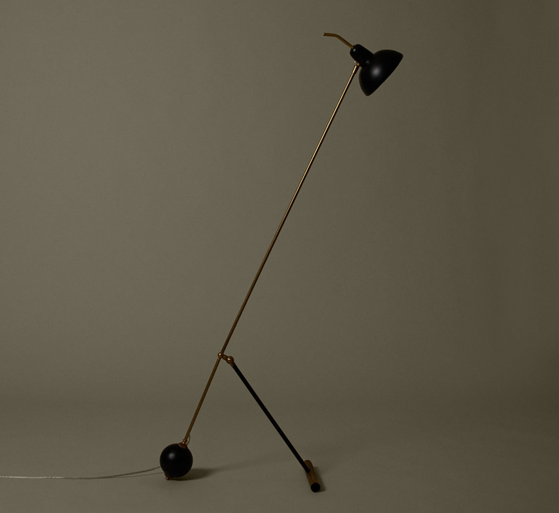 1950S NOIR MID CENTURY STILNOVO FLOOR LAMP