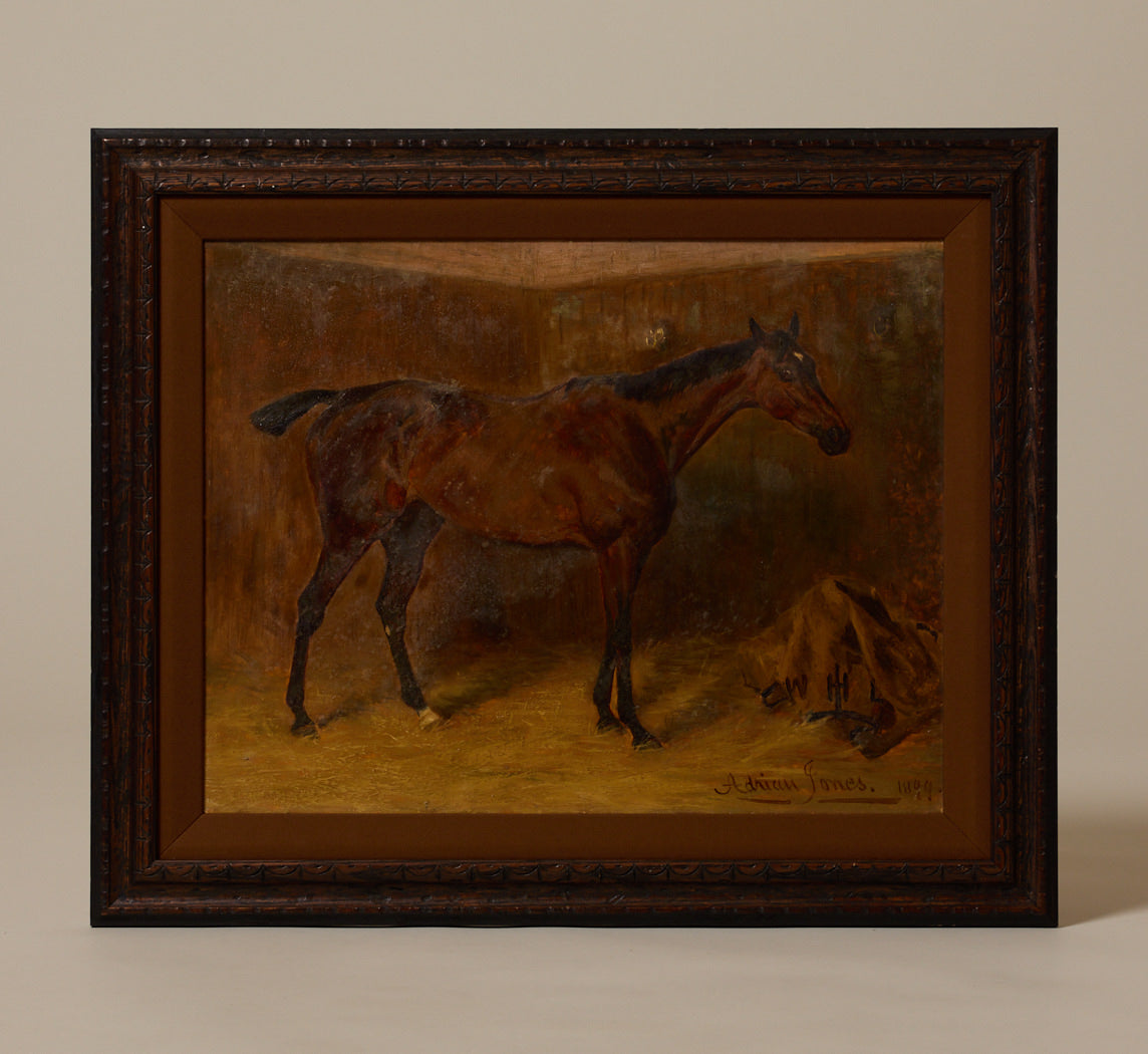 19TH CENTURY ENGLISH STABLE SCENE