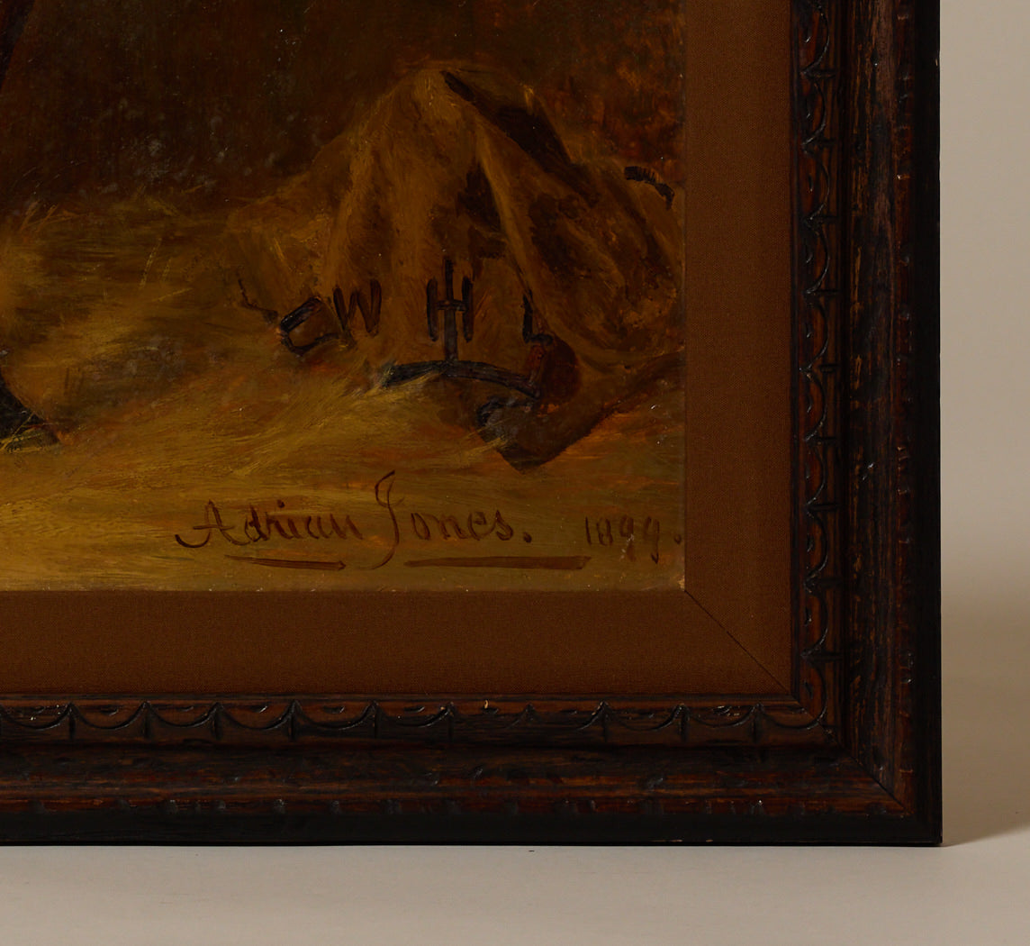 19TH CENTURY ENGLISH STABLE SCENE